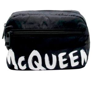 Alexander McQueen Graffiti Logo Belt Bag